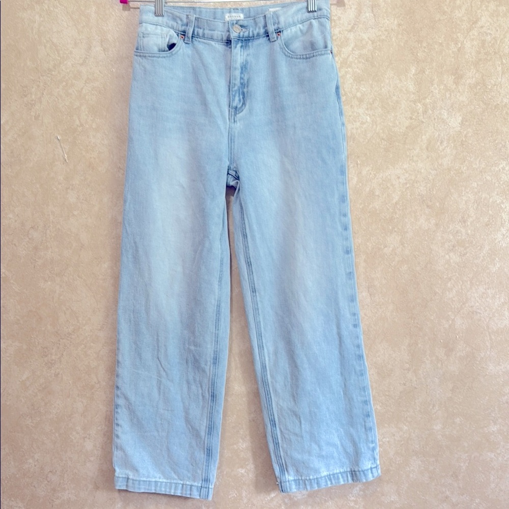 PacSun Blue Straight Leg Jeans High-Rise wide leg Modern Fit 14
